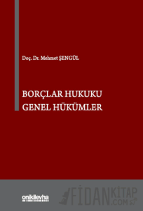 Borçlar Hukuku Genel Hükümler