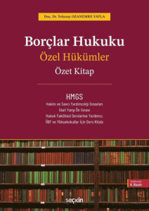 Borçlar Hukuku Özel Hükümler - Özet Kitap -