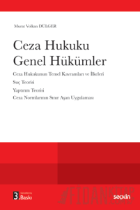 Ceza Hukuku Genel Hükümler (Ciltli)