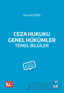 Ceza Hukuku Genel Hükümler Temel Bilgiler