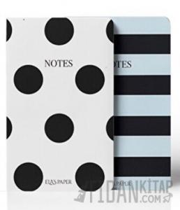 Çizgili Puantiyeli Twins Defter