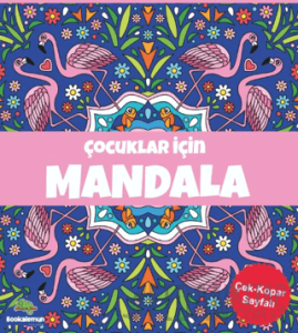 Çocuklar İçin Mandala-Lacivert