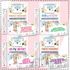 Çocuklar İçin Psikoloik Destek Serisi 4 Kitap (Set 1)