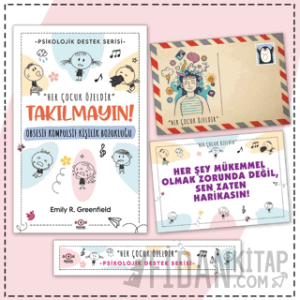 Çocuklar İçin Psikolojik Destek Serisi - Çocuklarda Obsesif Kompulsif Kişilik Bozukluğu - Kartpostal ve Ayraç