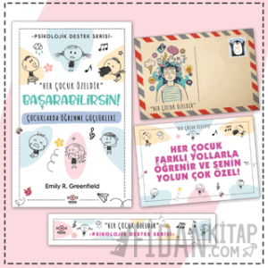 Çocuklar İçin Psikolojik Destek Serisi - Çocuklarda Öğrenme Güçlükleri -Kartpostal ve Ayraç