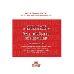 Özel Hükümler Sözleşmeler TBK. Madde 207-647