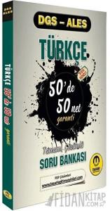 DGS ALES Türkçe 50 de 50 Net Garanti Soru Bankası Video Çözümlü Tasarı Yayınları