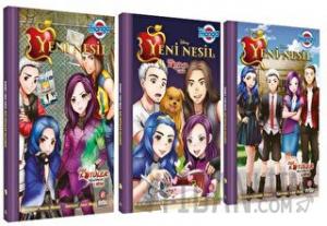 Disney Manga Yeni Nesil Özlü Kötüler Üçlemesi 3 Kitap Set