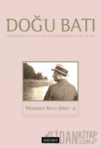 Doğu Batı Düşünce Dergisi Yıl: 26 Sayı: 103 - Modern Batı Şiiri 2