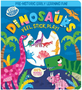Easy Peely Dinosaurs - Peel, Stick, Play (Ciltli)