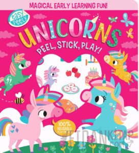 Easy Peely Unicorns - Peel, Stick, Play (Ciltli)