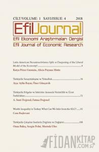Efil Ekonomi Araştırmaları Dergisi Cilt: 1 Sayı: 4