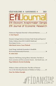 Efil Ekonomi Araştırmaları Dergisi Cilt: 4 Sayı: 4 - 2021