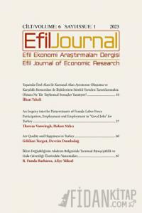 Efil Ekonomi Araştırmaları Dergisi; Cilt: 6 Sayı: 1