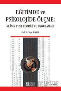 Eğitimde ve Psikolojide Ölçme