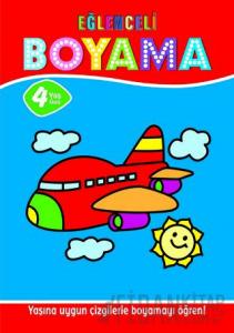 Eğlenceli Boyama 2 - 4 Yaş Üstü 4'lü Pastel Boya Hediyeli