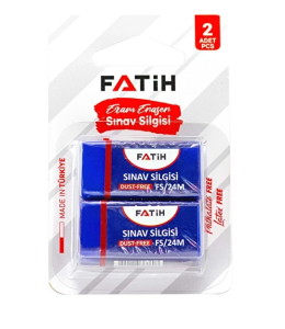 Fatih Mavi Silgi 2'li Blister