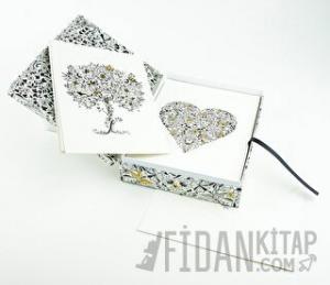 Esrarengiz Bahçe 12 Tebrik Kartı ve Zarf (Kutulu)