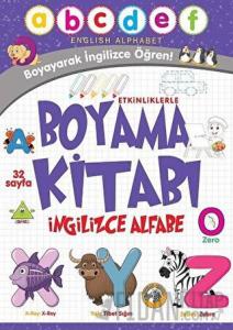 Etkinliklerle Boyama Kitabı İngilizce Alfabe