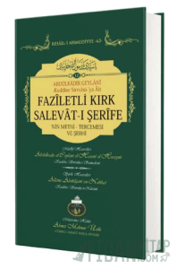 Faziletli Kırk Salevatı Şerifenin Metni Ve Tercemesi (Ciltli)