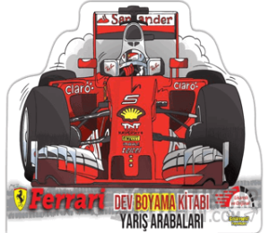 Ferrari Dev Boyama Yarış Arabaları