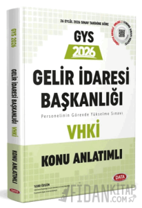 Gelir İdaresi Başkanlığı VHKİ GYS Konu Anlatımlı