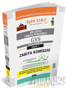 GYS Belediye Zabıta Personeli Zabıta Komiseri Soru Bankası