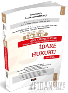 HAKİMİYET Adli Hakimlik İdare Hukuku Çıkmış Soru Bankası