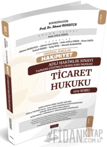 HAKİMİYET Adli Hakimlik Ticaret Hukuku Çıkmış Soru Bankası