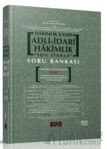 Hakimlik Kampı Adli-İdari Hakimlik Son Tekrar Soru Bankası