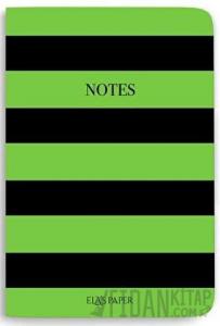 Helloween Yeşil Çizgili - Defter