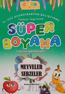 Hoby Kidss Süper Boyama Meyveler- Sebzeler