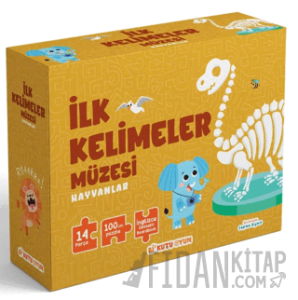 İlk Kelimeler Müzesi - Hayvanlar (İngilizce Destekli Kitap ve Yapboz Seti)