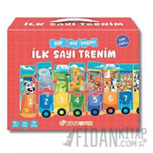 İlk Sayı Trenim - Cırt Cırtlı Yapboz ve Kitap Seti