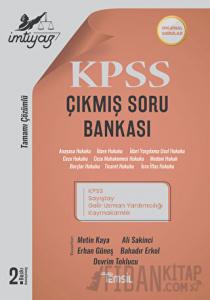 İmtiyaz KPSS ve Kurum Sınavları Çıkmış Soru Bankası
