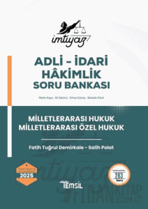 İmtiyaz Milletlerarası Hukuk - Milletlerarası Özel Hukuk Soru Bankası
