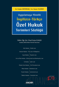 İngilizce-Türkçe Özel Hukuk Terimleri Sözlüğü