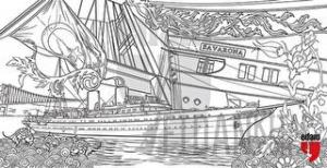 İstanbul Savarona Tuval Boyama