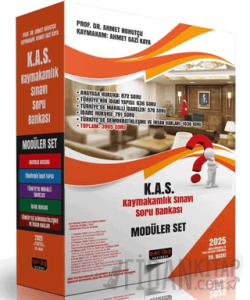 KAS Kaymakamlık Sınavı Test Soru Bankası Modüler Set