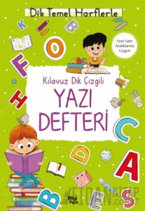 Kılavuz Dik Çizgili Yazı Defteri (Küçük Boy)