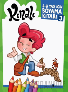 Kınalı 4 - 6 Yaş İçin Boyama Kitabı - 3