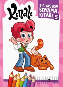 Kınalı 4 - 6 Yaş İçin Boyama Kitabı - 5