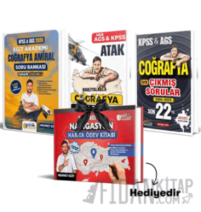 KPSS - AGS Coğrafya Tamamı Çözümlü Soru Bankası Seti