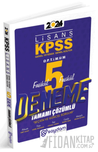 2026 KPSS Genel Yetenek Genel Kültür Lisans Optimum 5 Deneme Fasikül Çözümlü