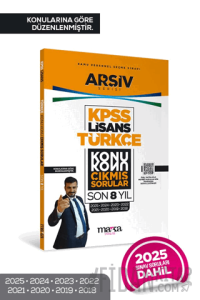 KPSS Lisans Türkçe Konu Konu Çıkmış Sorular Son 8 yıl Çıkmış Sorular (2025 Dahil)