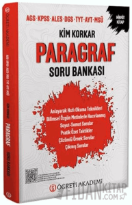KPSS MEB-AGS ALES DGS TYT AYT MSÜ 222 Soruda Paragrafın Şifresi Soru Bankası Çözümlü