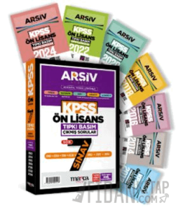 KPSS Önlisans Son 7 Yıl Arşiv Serisi Tıpkı Basım Fasikül Fasikül Çıkmış Sorular