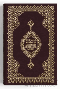 Kur'an-ı Kerim'in Metinsiz Muhtasar Meali Orta Boy (Ciltli)