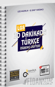 LGS 20 Dakikada Türkçe Öğrenci Defteri