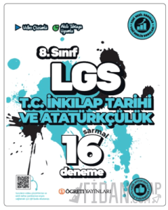 LGS 8. Sınıf T.C. İnkilap Tarihi ve Atatürkçülük Sarmal 16 Deneme